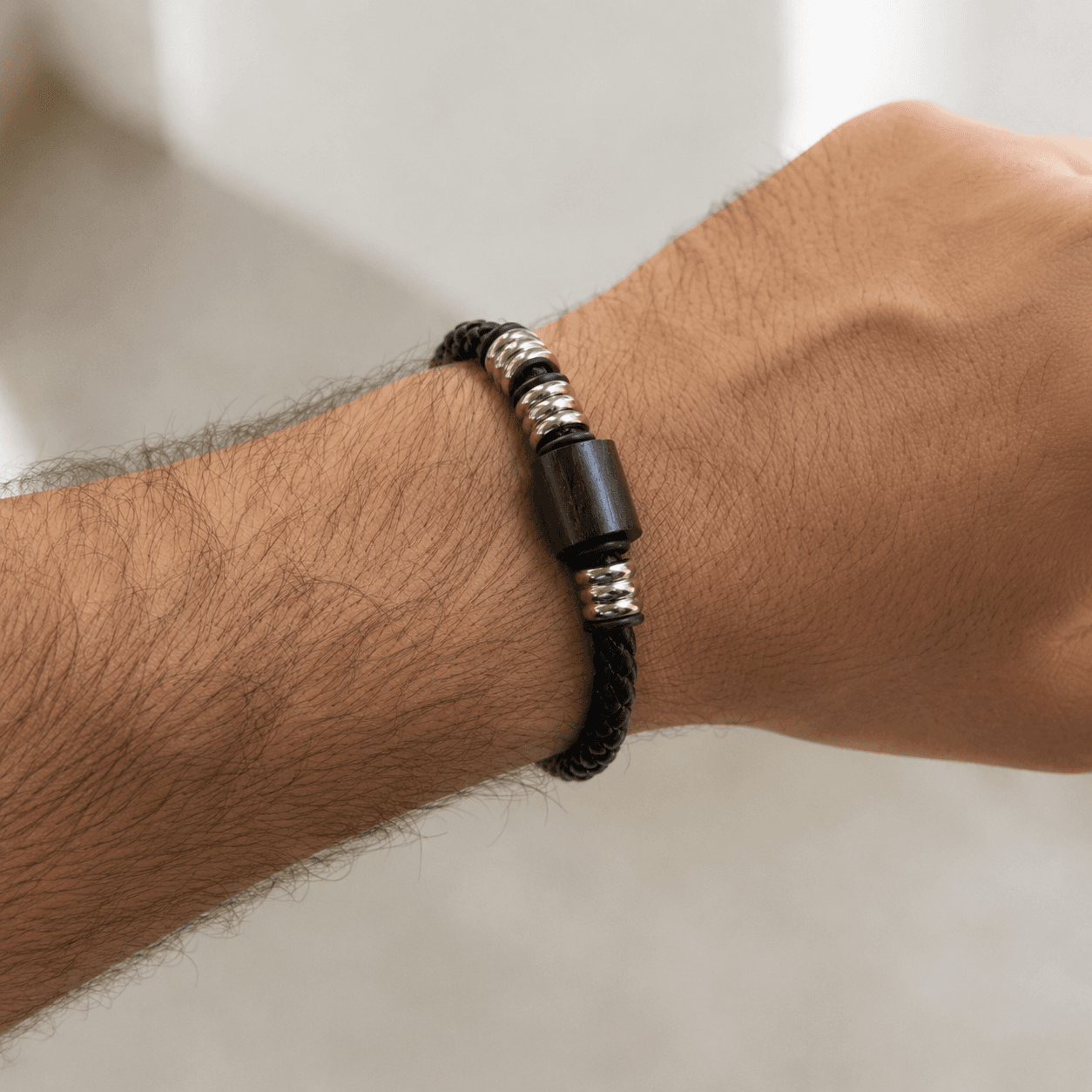 Silver Accent NFC Bracelet