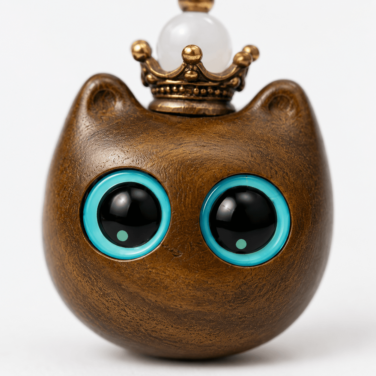 Wooden Owl NFC Charm