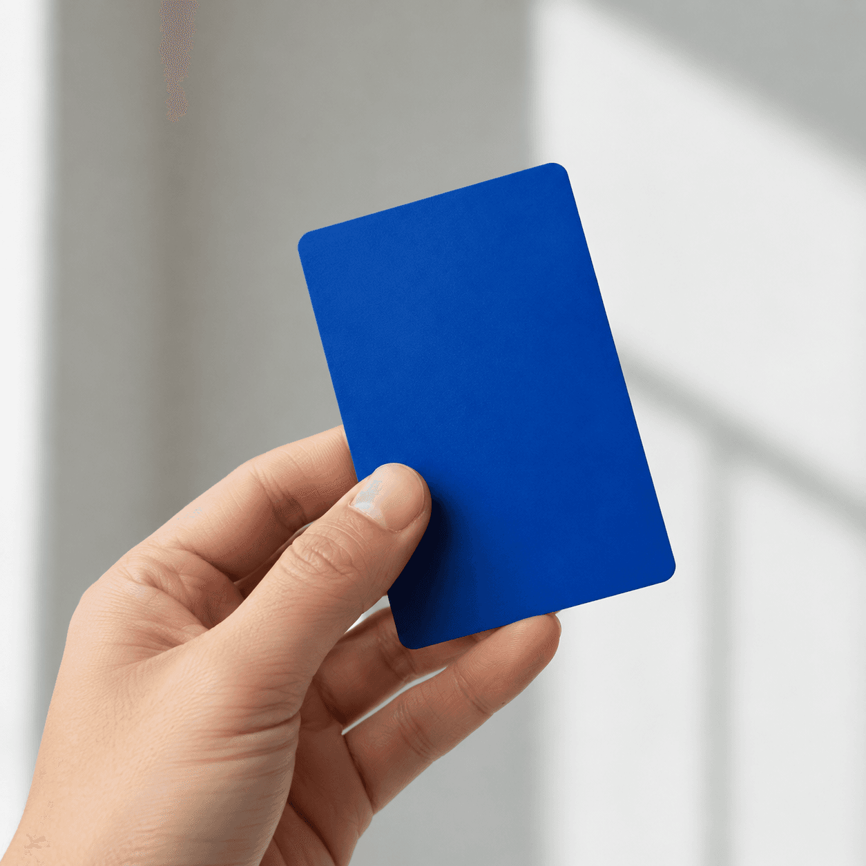 بطاقة NFC زرقاء احترافية