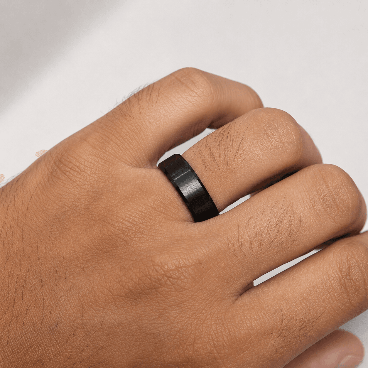Brushed Black NFC Ring