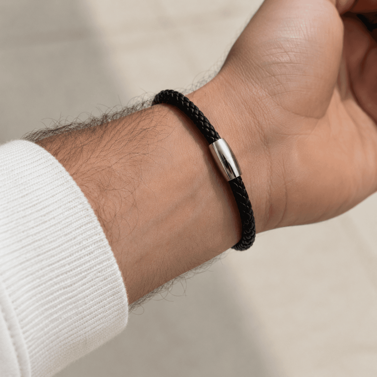 Silver Accent NFC Bracelet