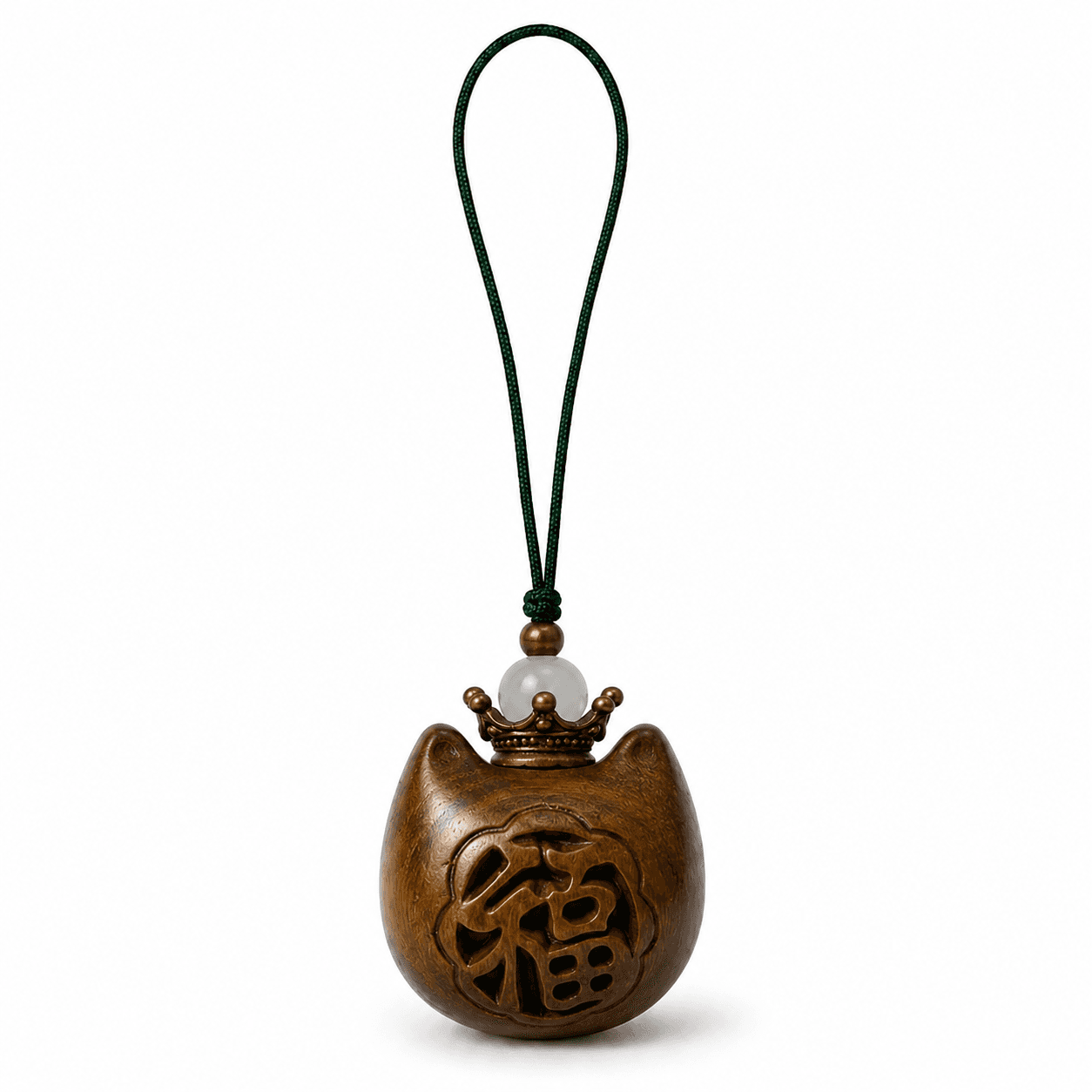 Wooden Owl NFC Charm