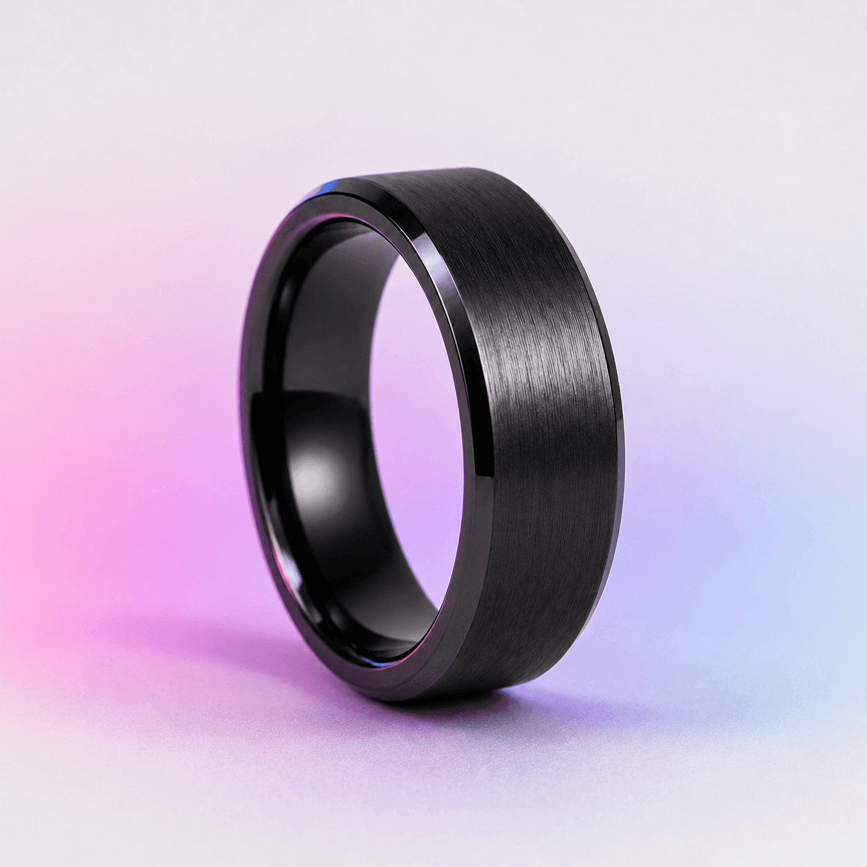 Brushed Black NFC Ring