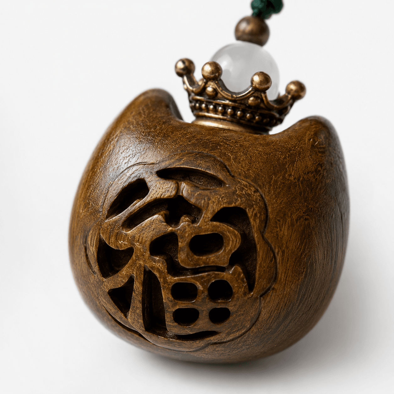Wooden Owl NFC Charm